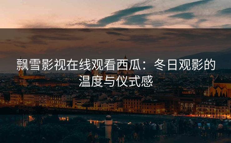 飘雪影视在线观看西瓜：冬日观影的温度与仪式感