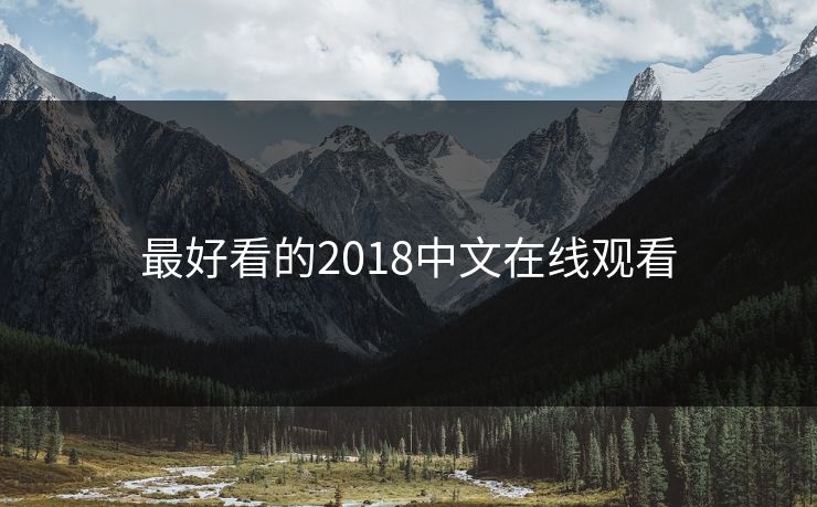 最好看的2018中文在线观看